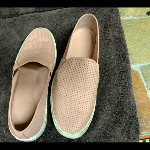 Vince platform leather slip on sneakers - Picture 3 of 8